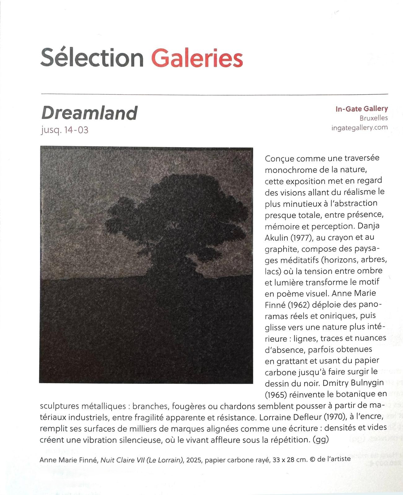 Presse: Article dans Collect AAA de février 2026, par Gwennaëlle Gribaumont.