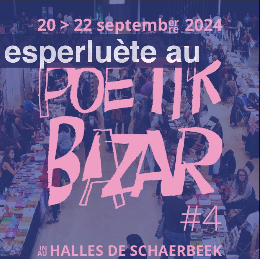 Esperluète Editions présente sa collection au Poetik Bazar à Bruxelles