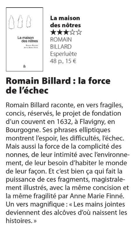 Presse: Article dans la section livre du quotidien Le Soir Wallonie Paru le 22 juin 2024