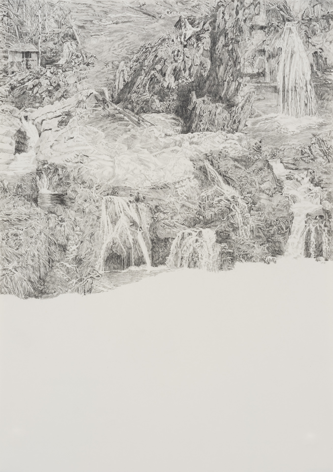 Paysage avec cascades I