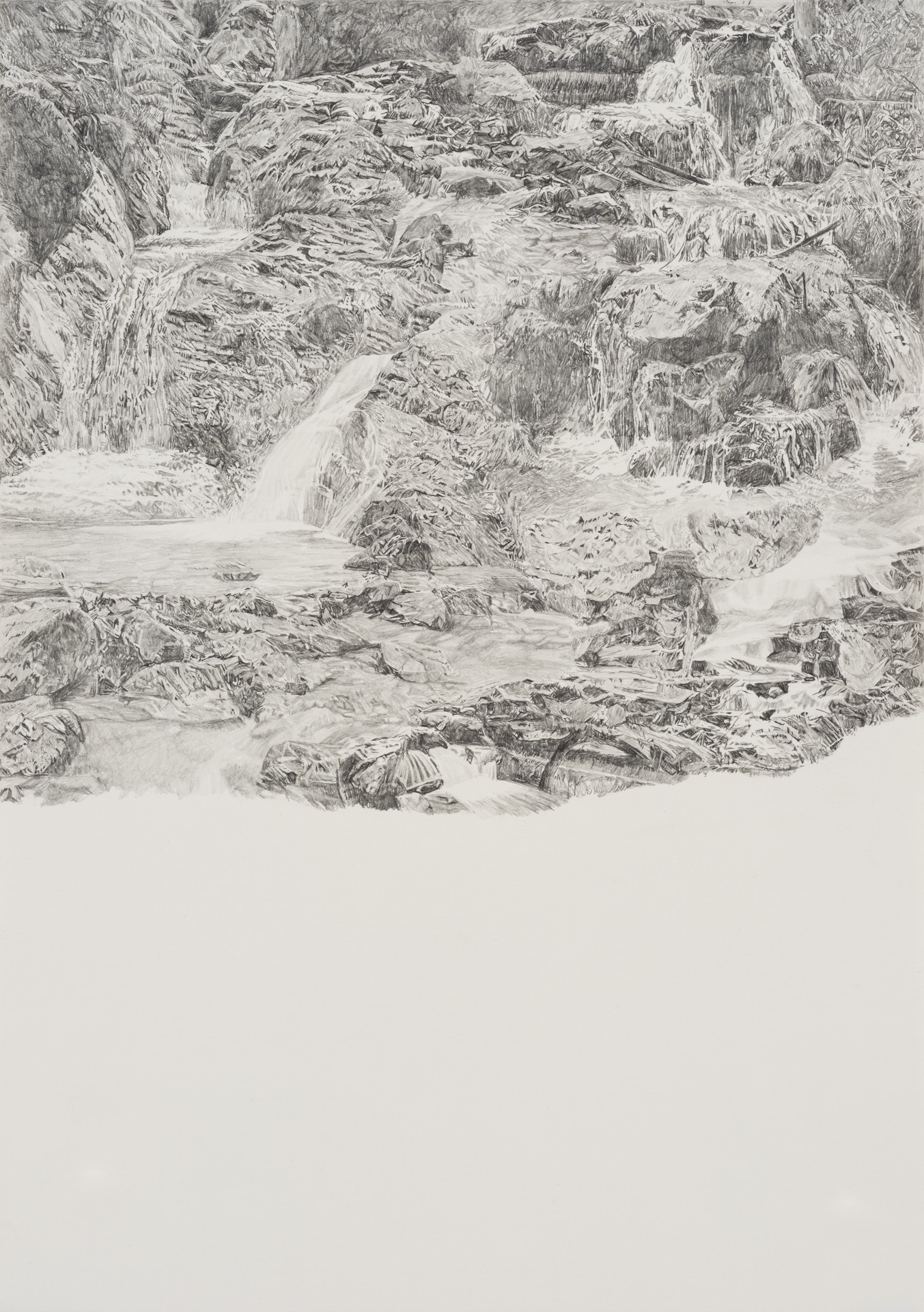 Paysage avec cascades III
