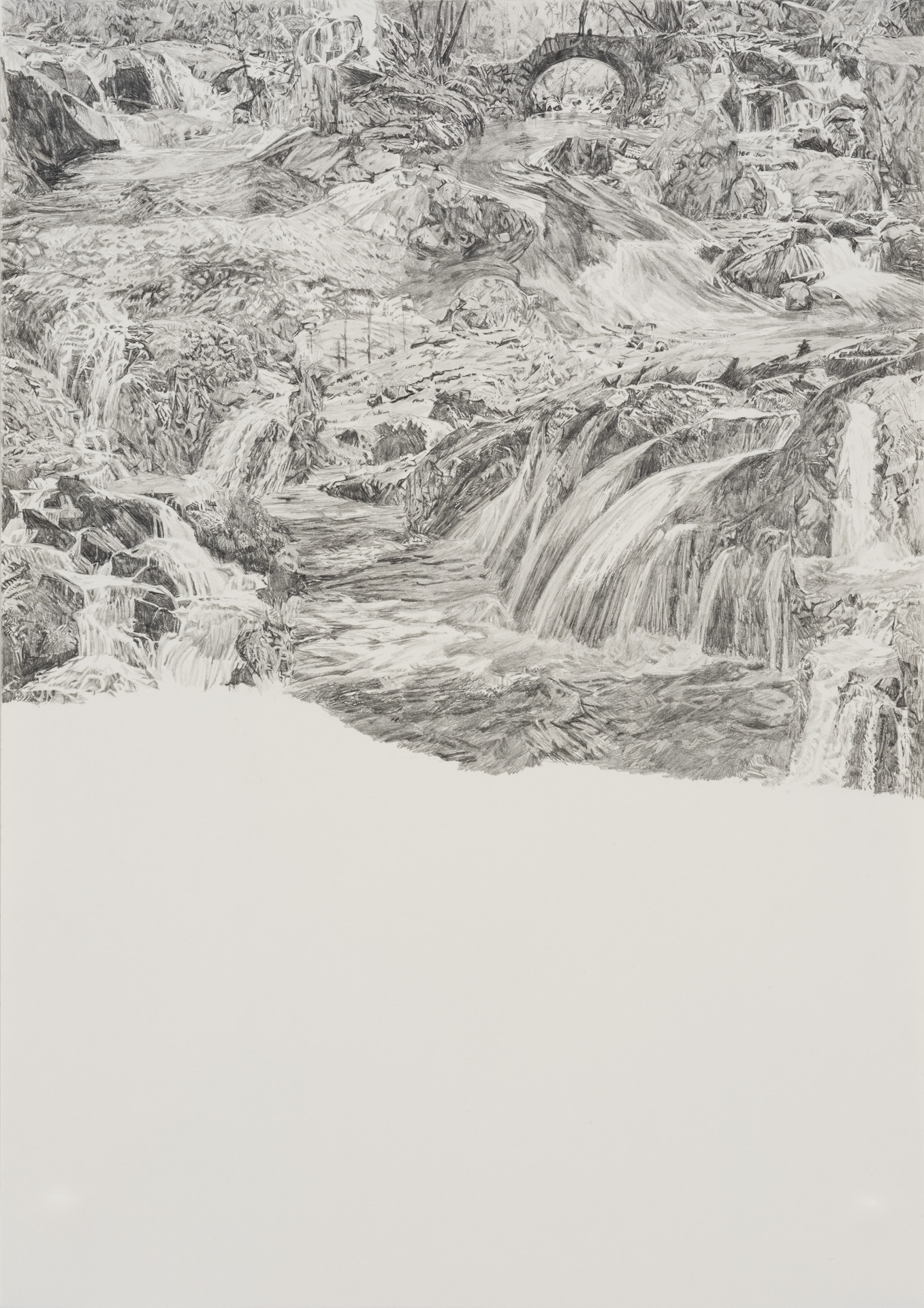 Paysage avec cascades II