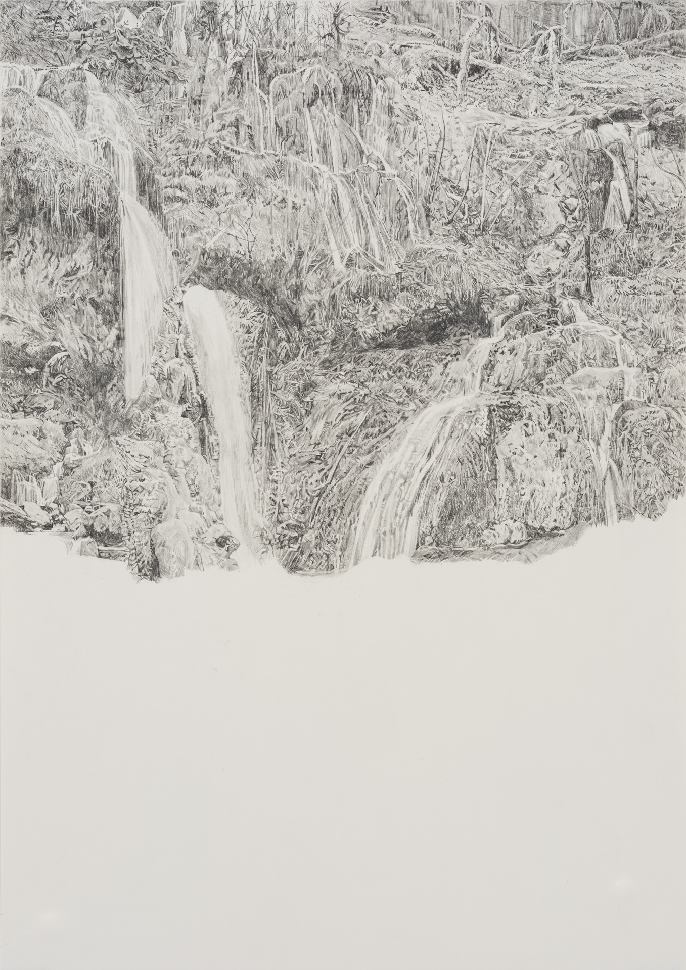Paysage avec cascades IV
