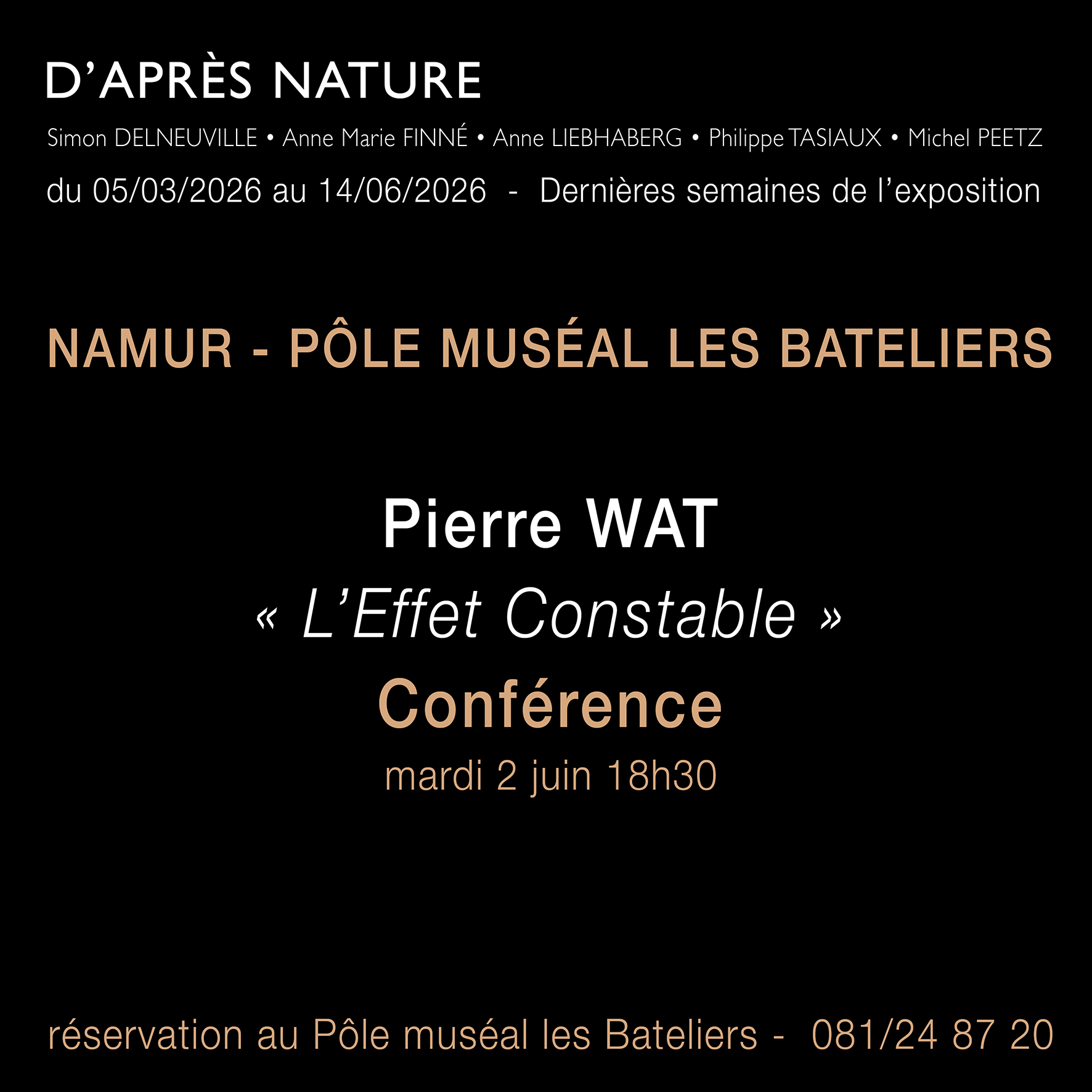 Affiche D'après nature'