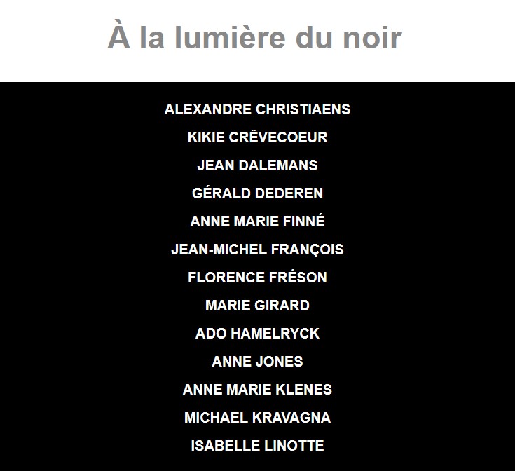 Cet été, à travers la peinture, la sculpture, le dessin, la gravure, la photographie, l’installation et autres techniques mixtes… la galerie Détour fera l’éloge de la couleur noire et de ses multiples nuances et variations.